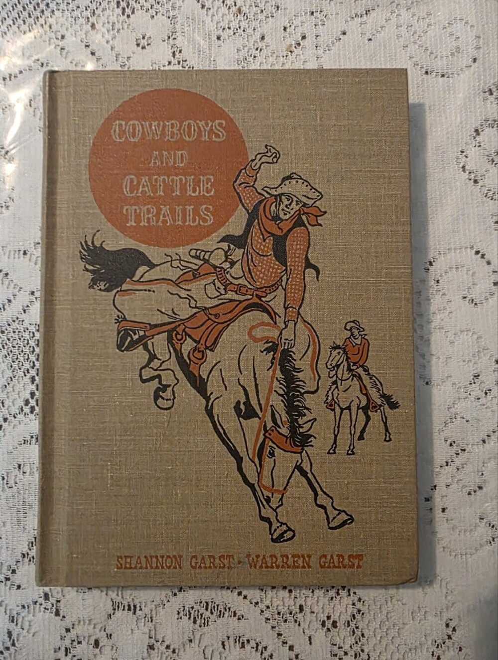 Vintage Cowboys And Cattle Trails By Shannon Garst 1948